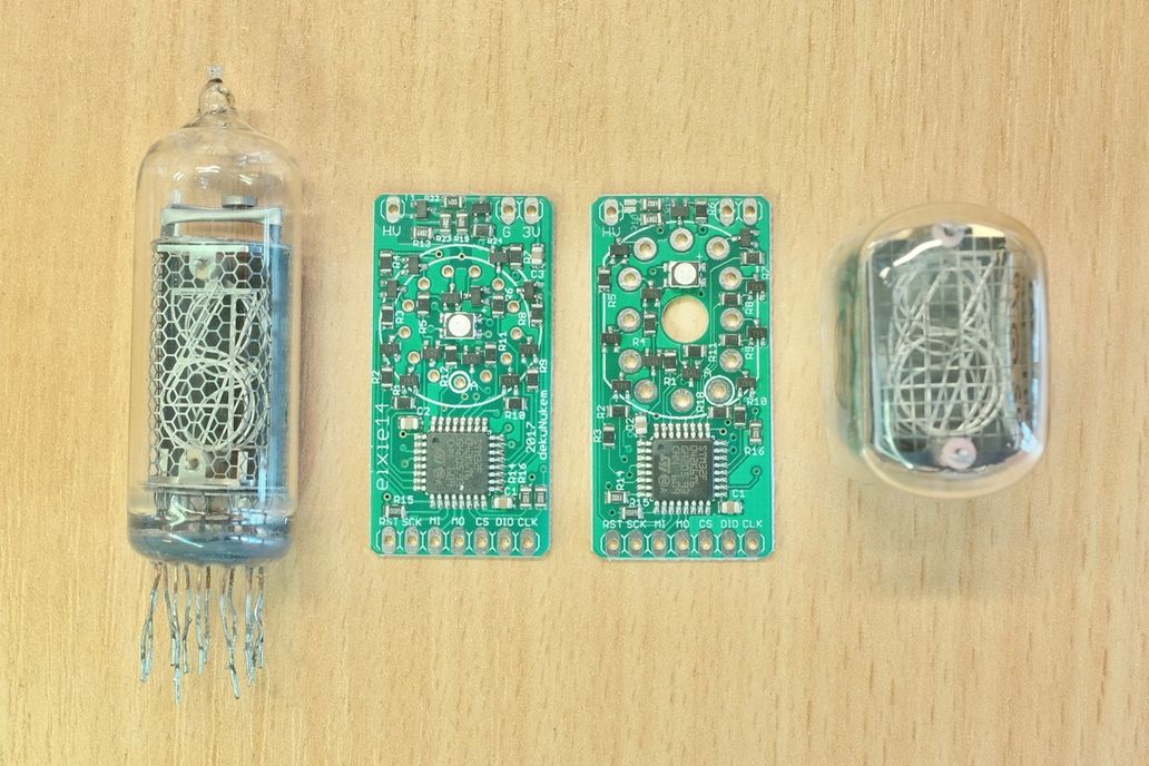 exixe: Miniture Nixie Tube Driver Modules from dekuNukem on Tindie