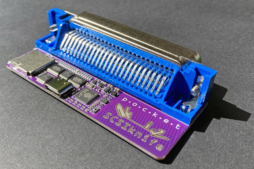 SCSIknife pocket Centronics - ZuluSCSI™ compatible from Jurassic