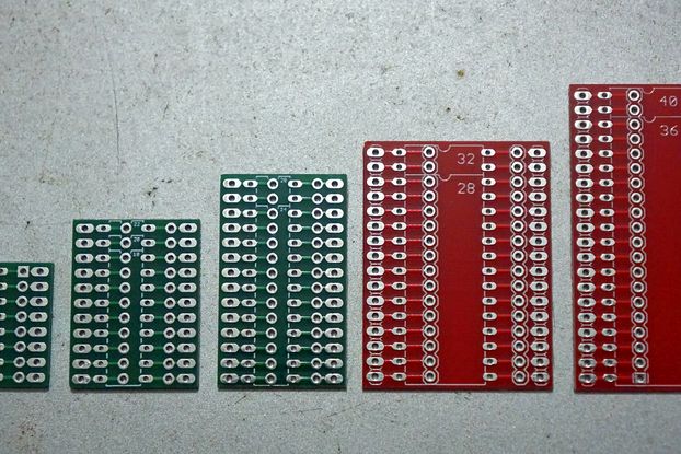 Pcb Pin Riser 64Mb PSRAM breakout board from Elj Electronics on Tindie
