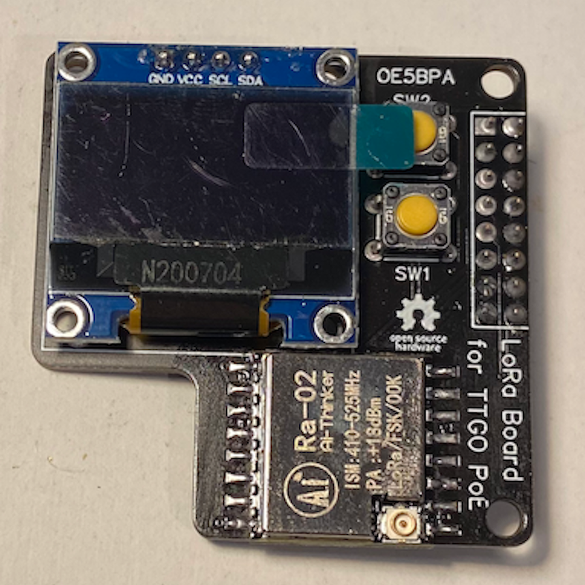 ANOA POE-318 アノア専用カートリッジ 未開封 260625-1T LoRa on PoE ESP32 Board from lora-aprs on Tindie