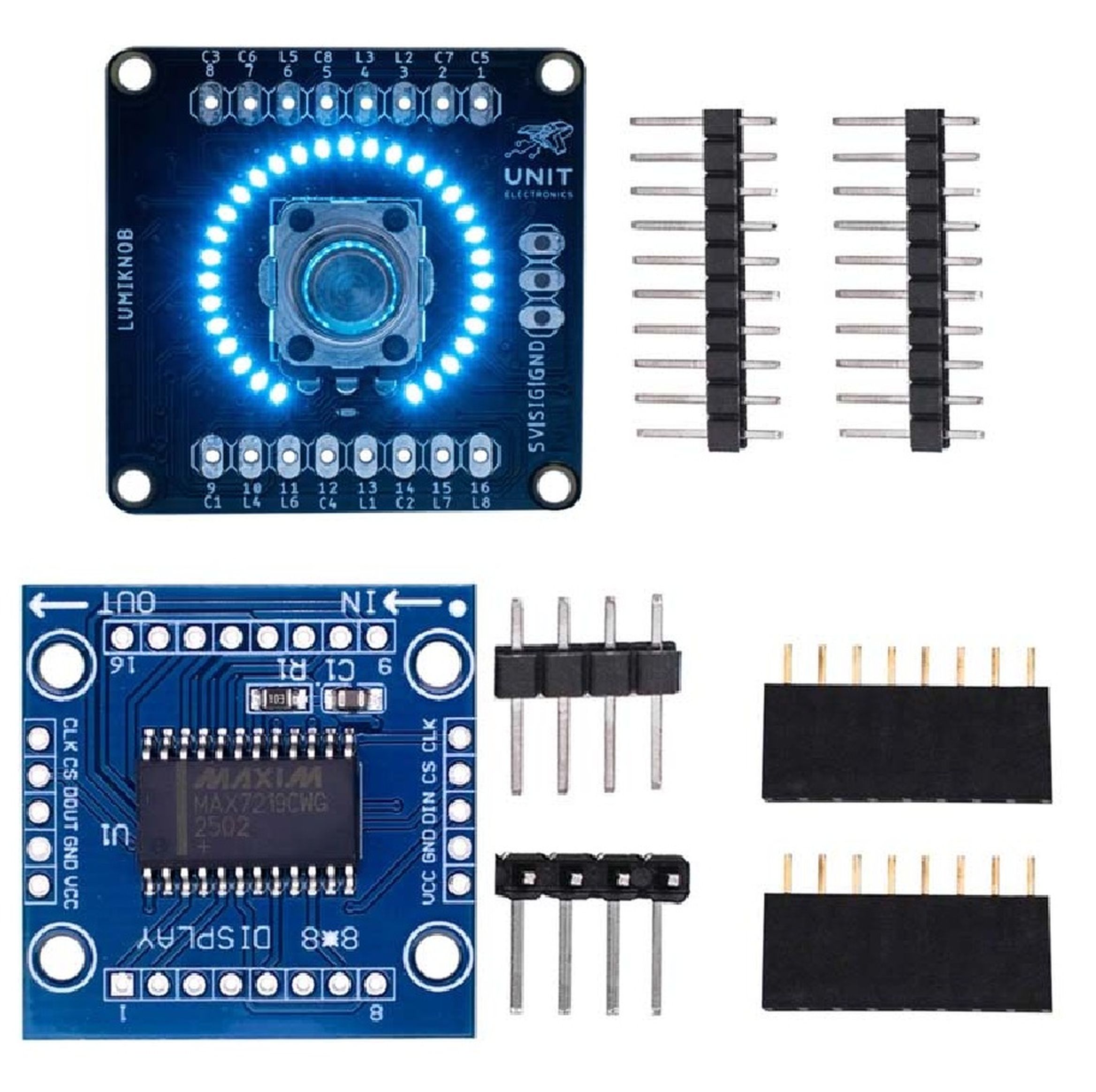 Pointiometer LumikNob Illuminated Potentiometer MAX7219 SPI from UNIT Electronics on ...