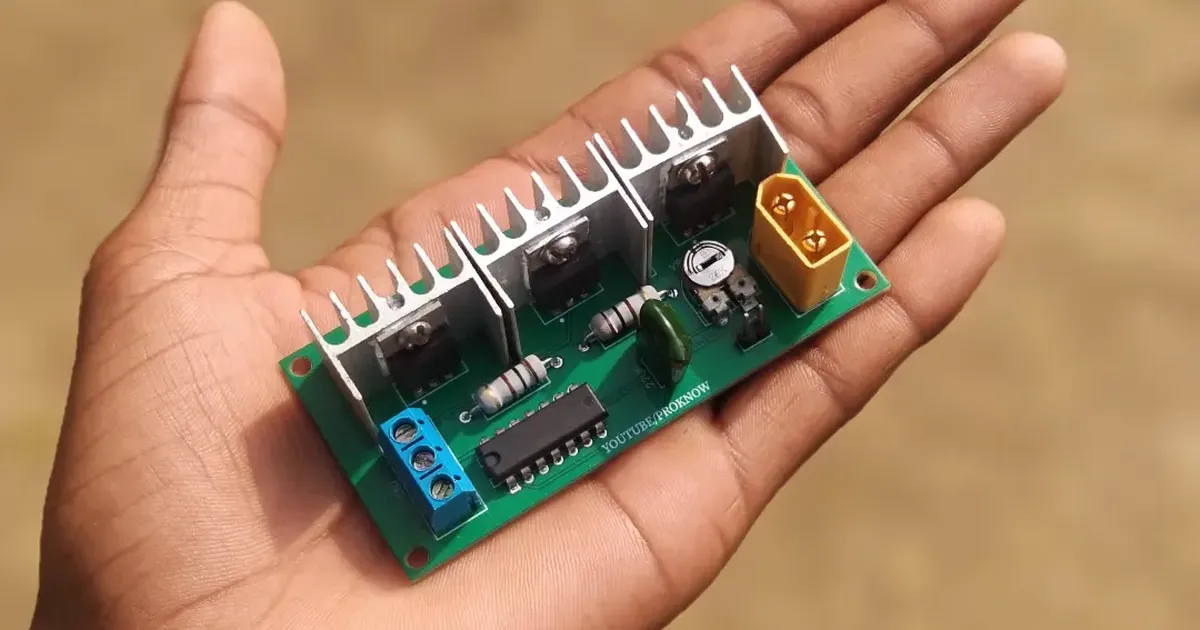 Small Inverter Rc DIY 200w Smart Mini Inverter PCB from Next Builder on Tindie